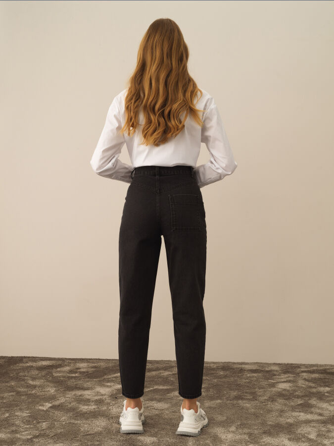 100% Cotton Oversized Denim Pants - Xint