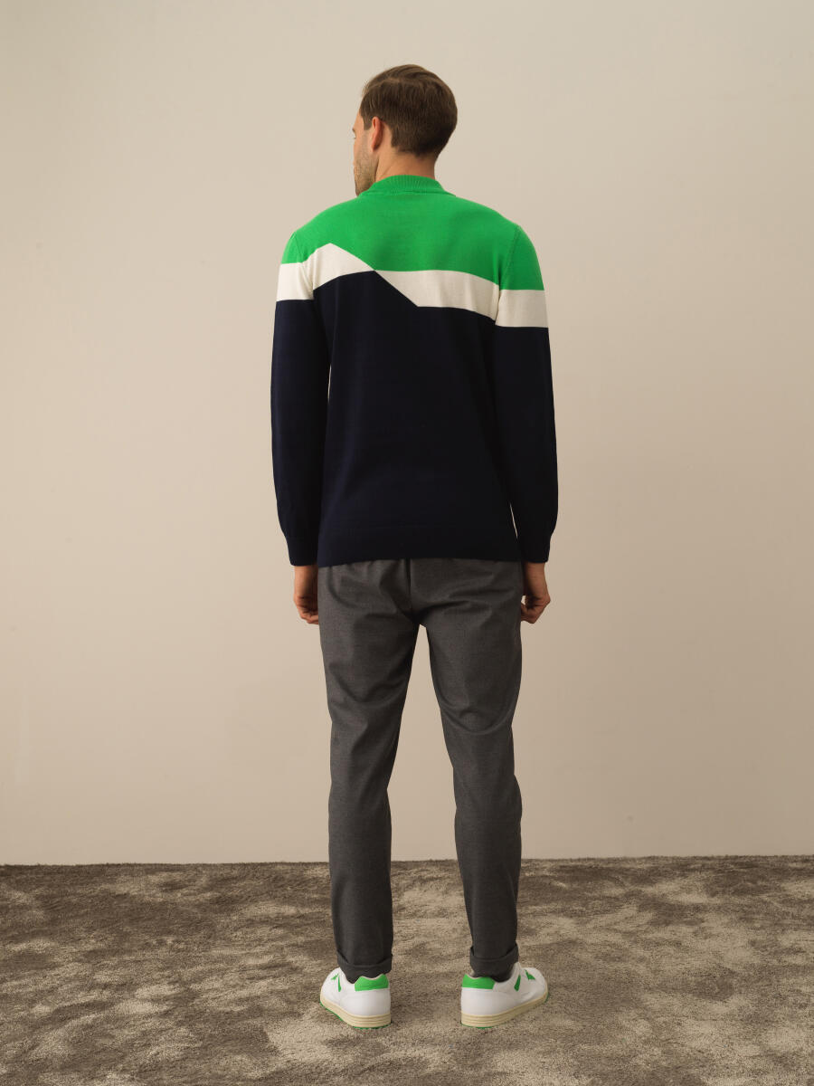 100% Cotton Regular Fit Sweater - 3