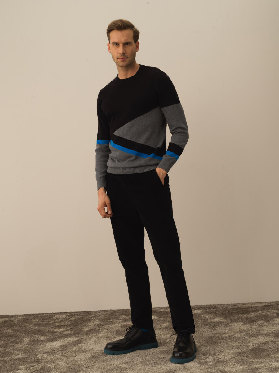 100% Cotton Regular Fit Sweater - 2