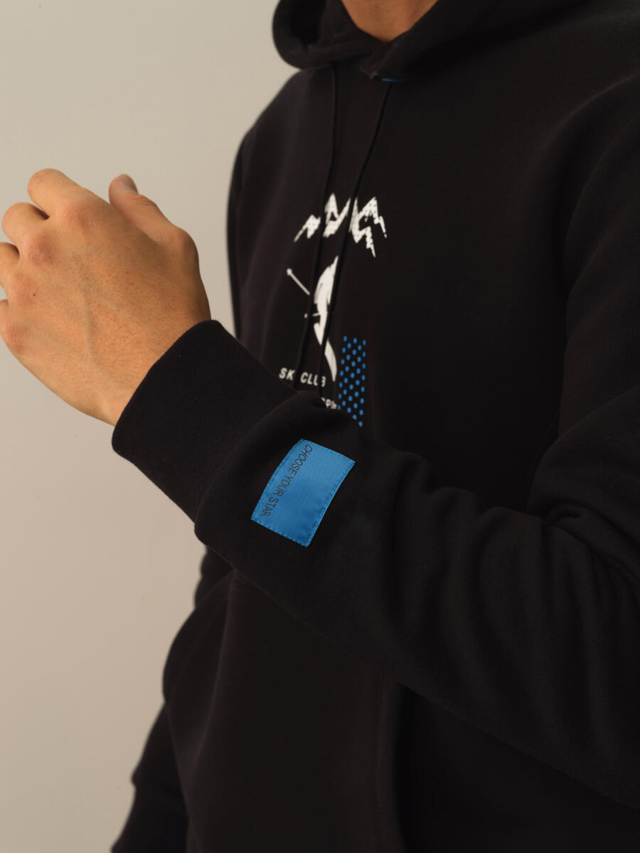 Cotton Hooded Regular Fit Sweatshirt - 3