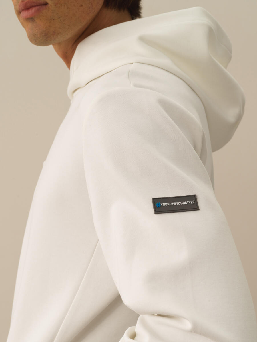 Cotton Hooded Regular Fit Sweatshirt - 4