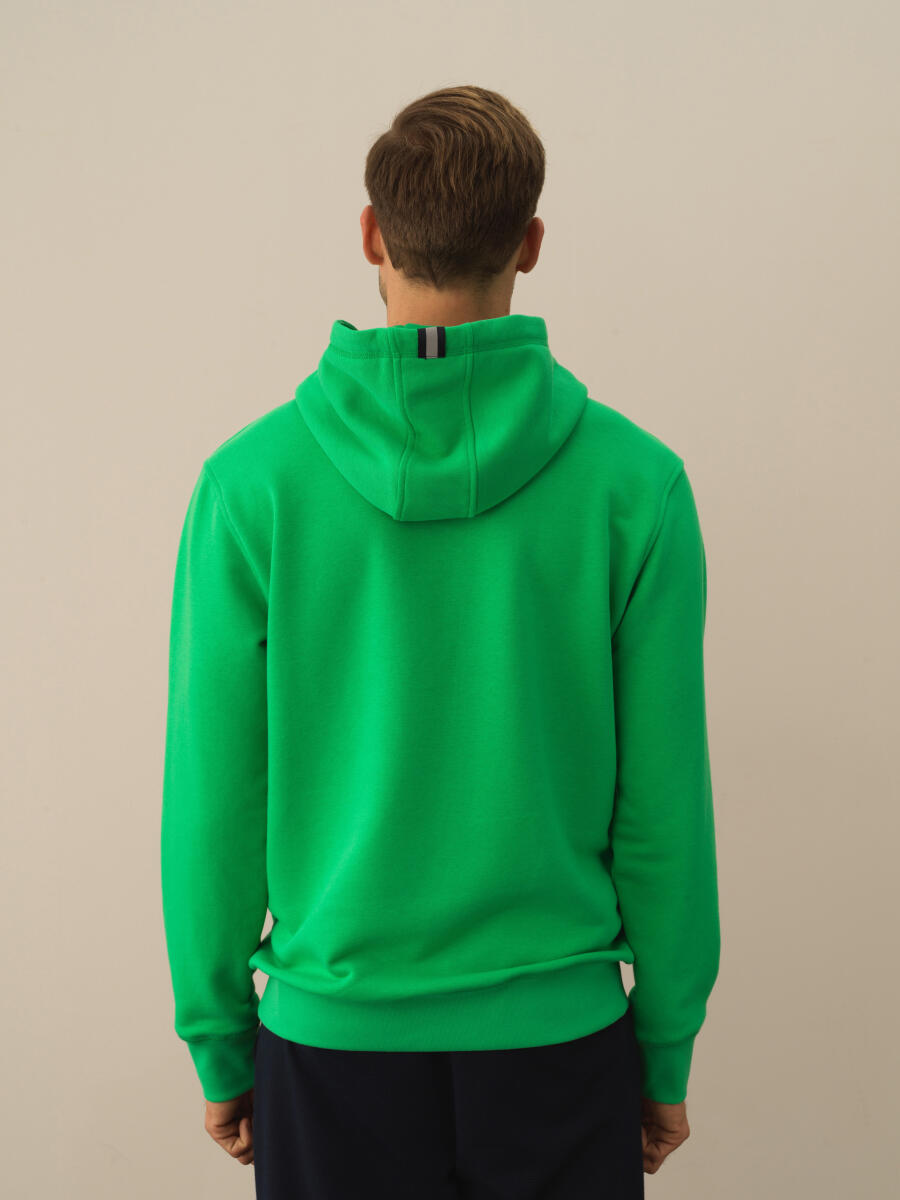 Cotton Hooded Regular Fit Sweatshirt - 3