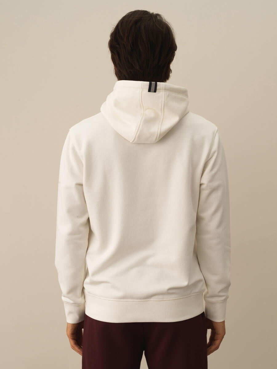 Cotton Hooded Regular Fit Sweatshirt - 4