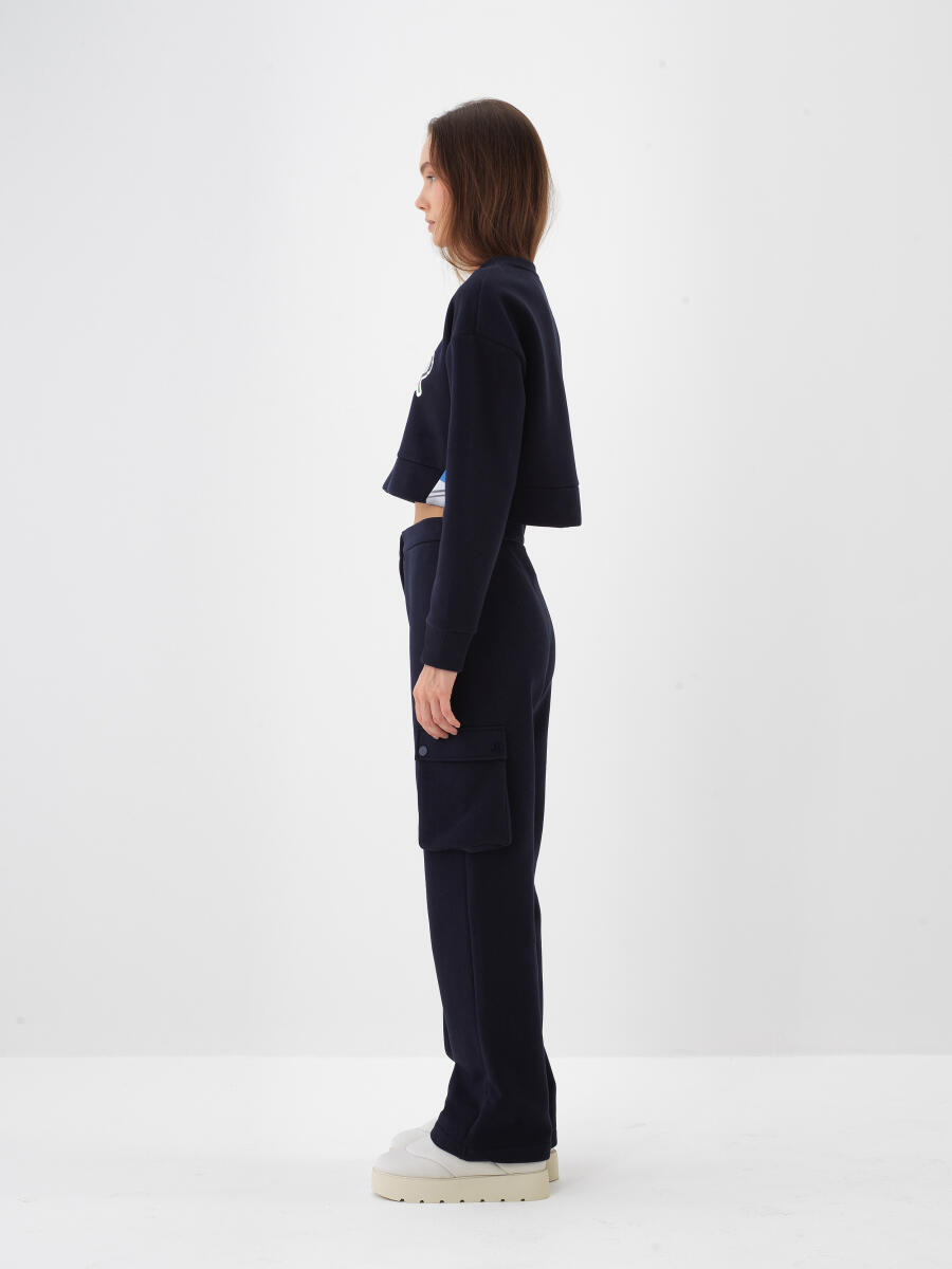 Cotton Oversized Cargo Pants - 3