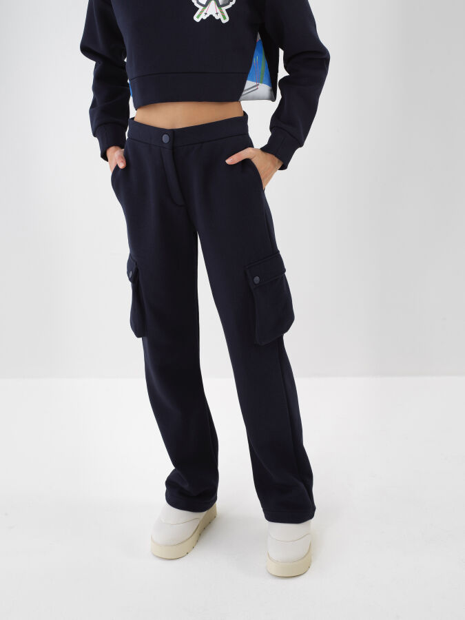 Cotton Oversized Cargo Pants - Xint