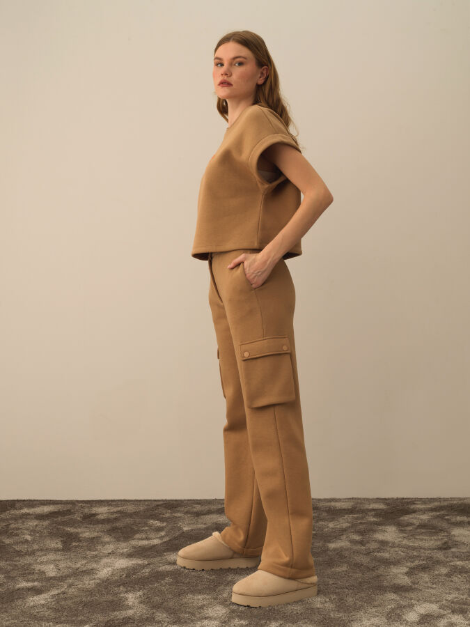 Cotton Oversized Cargo Pants - Xint