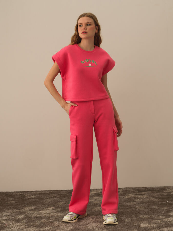 Cotton Oversized Printed Sweatshirt - Xint