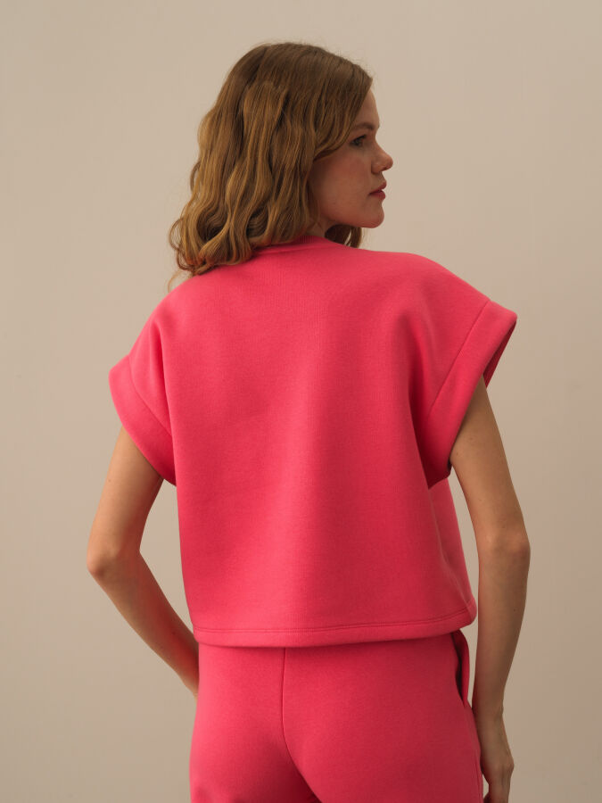 Cotton Oversized Printed Sweatshirt - Xint