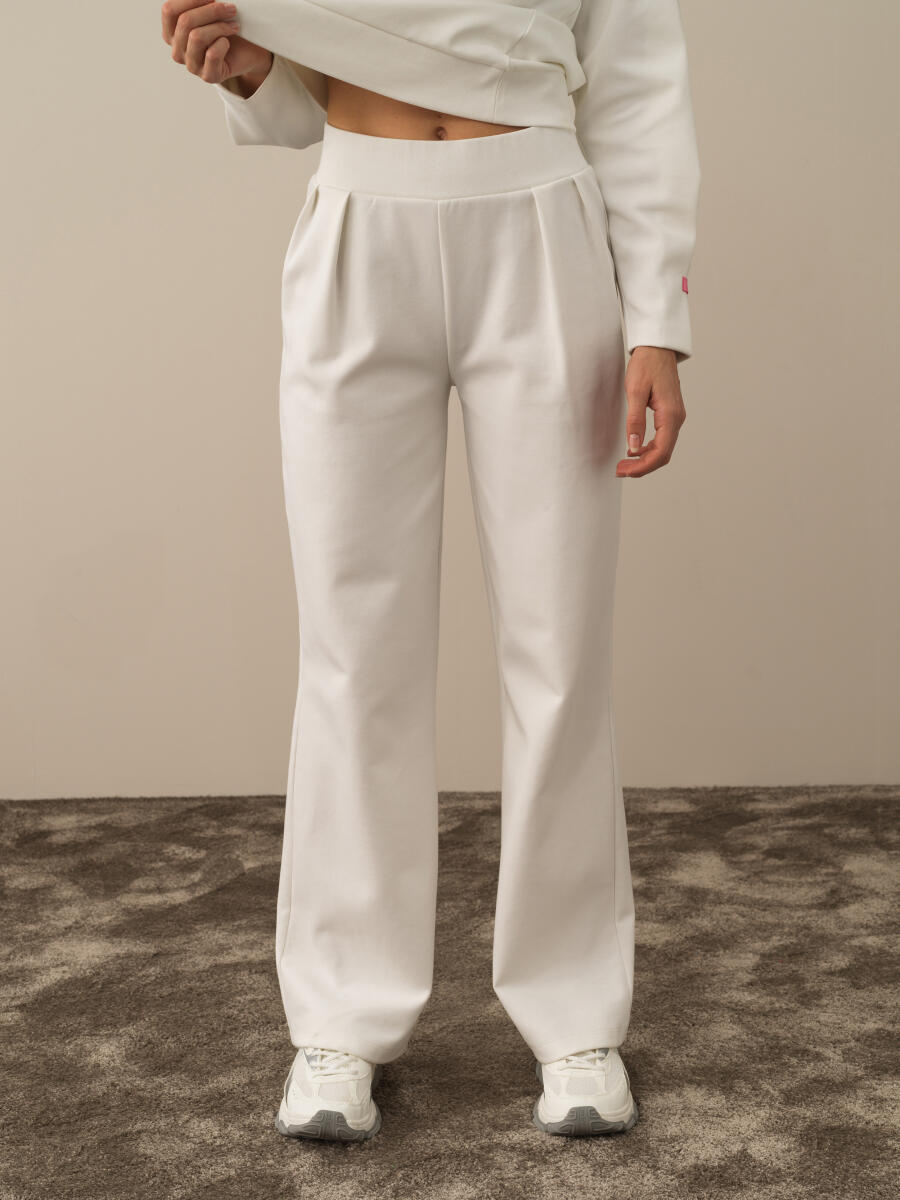 Cotton Oversized Sweat Pants - 1