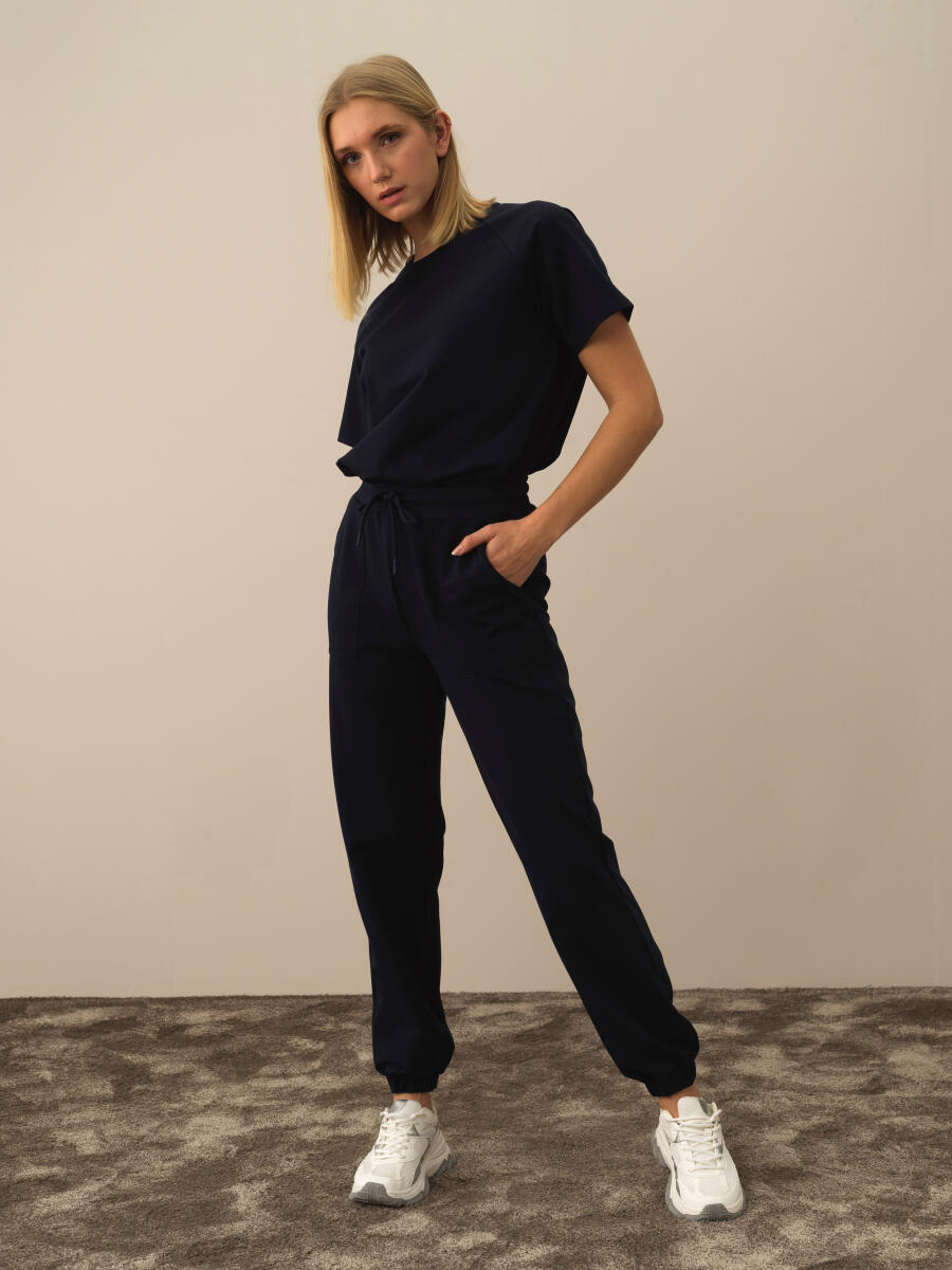 Cotton Oversized Sweat Pants - 2