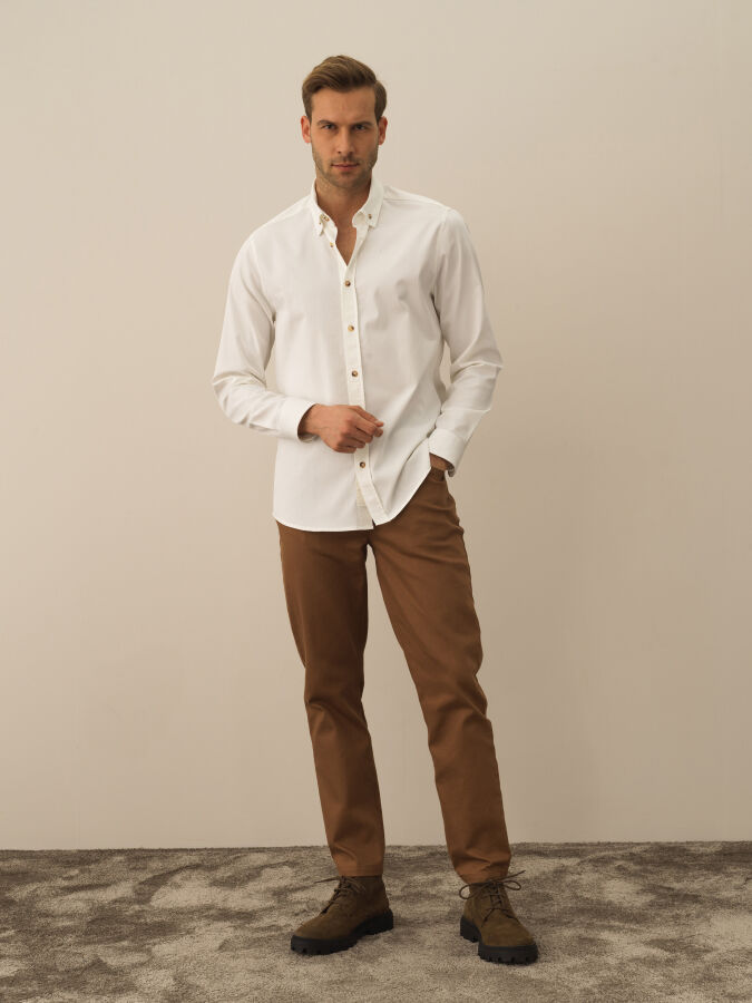 Cotton Regular Fit Basic Shirt - Xint