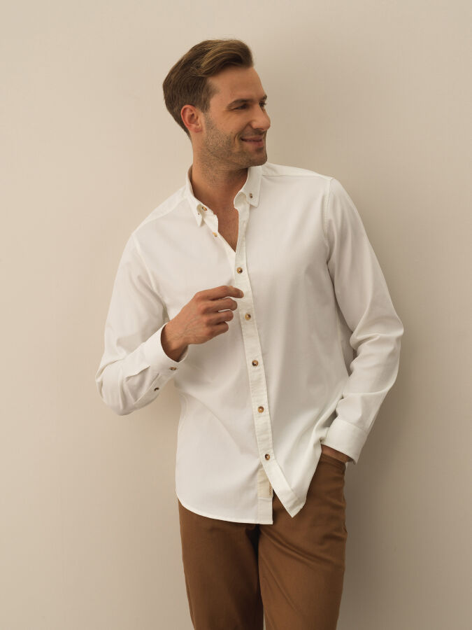 Cotton Regular Fit Basic Shirt - Xint