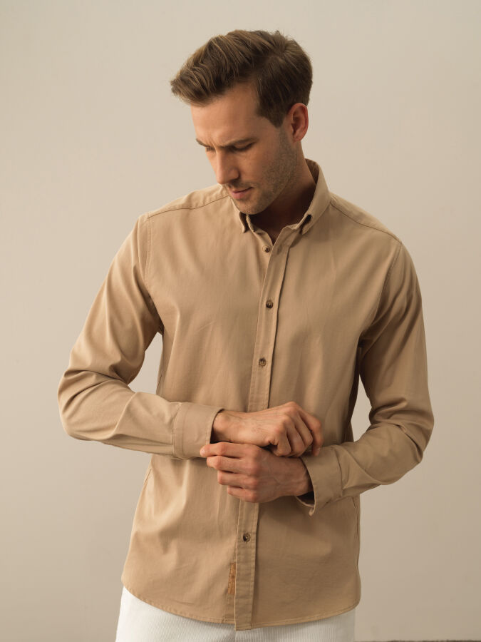 Cotton Regular Fit Basic Shirt - Xint