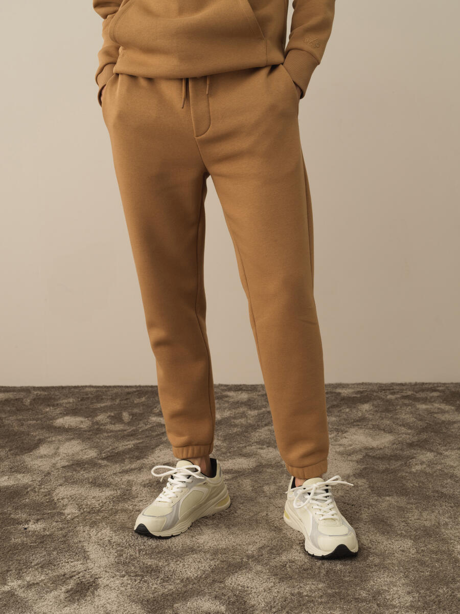 Cotton Regular Fit Basic Sweat Pants - 1