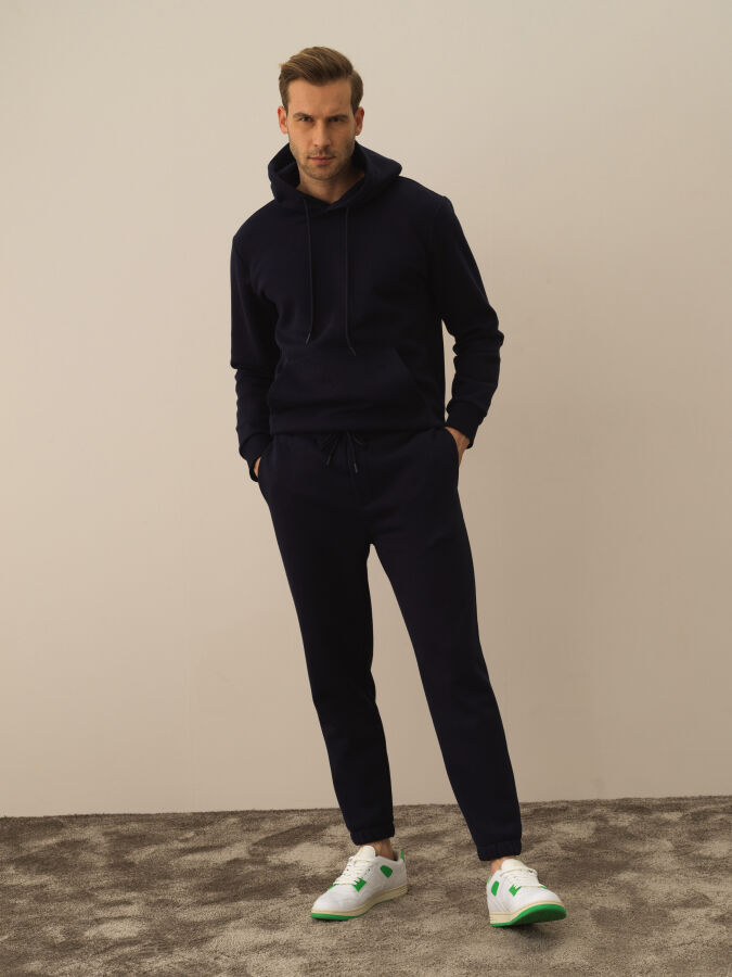 Cotton Regular Fit Basic Sweat Pants - Xint