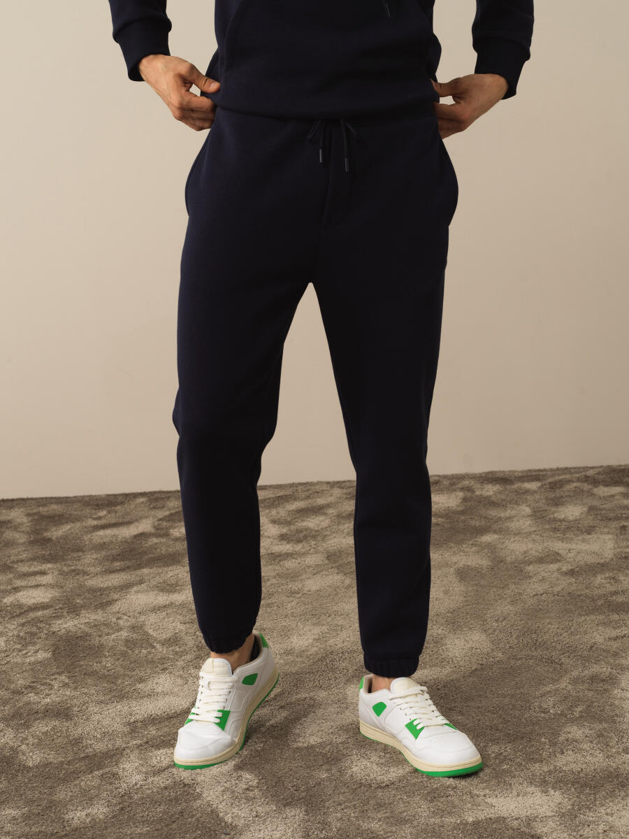 Cotton Regular Fit Basic Sweat Pants - 1