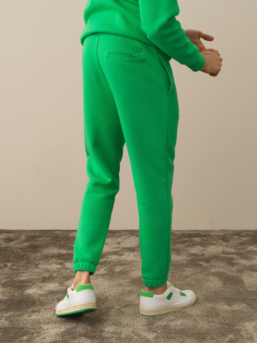 Cotton Regular Fit Basic Sweat Pants - 4