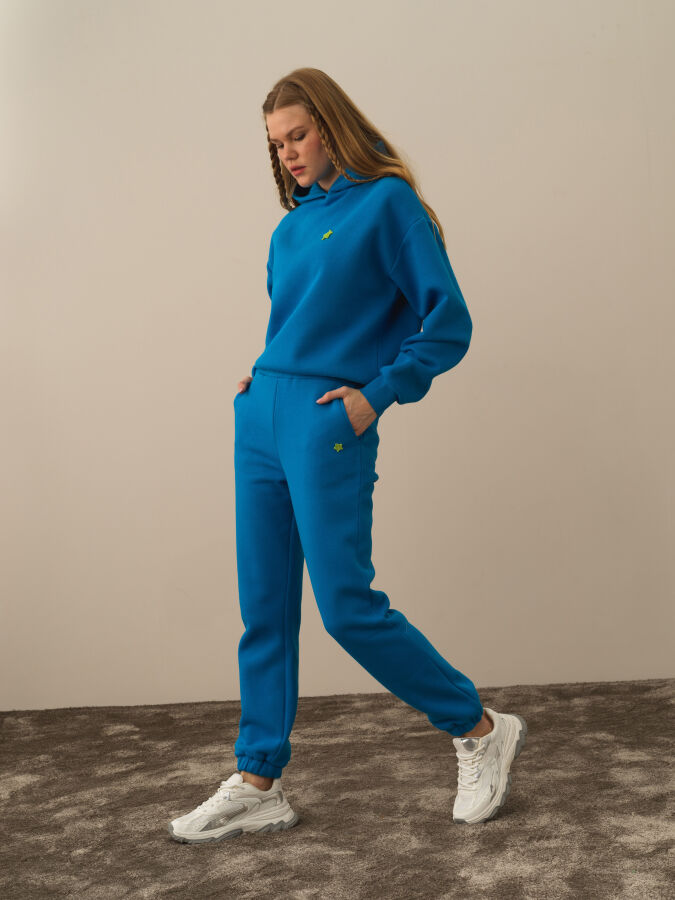 Cotton Regular Fit Basic Sweat Pants - Xint