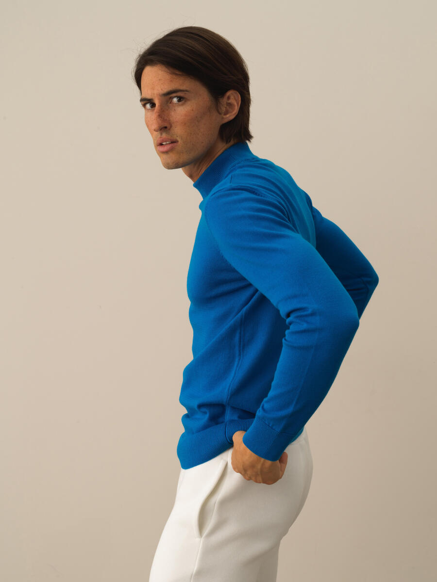 Cotton Regular Fit Basic Sweater - 4