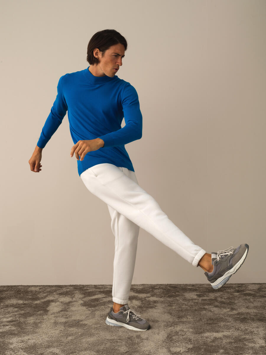 Cotton Regular Fit Basic Sweater - 3