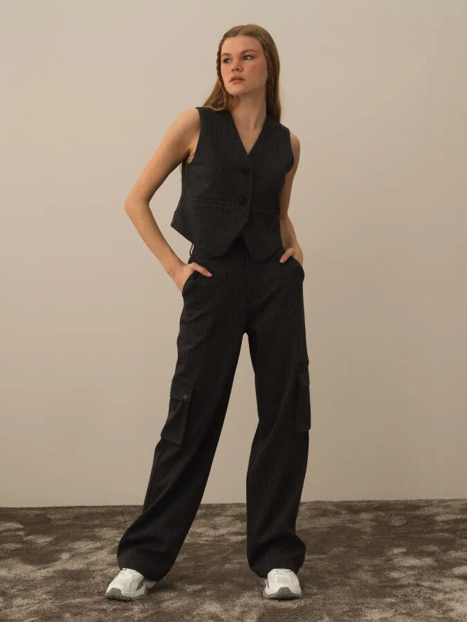 Cotton Regular Fit Cargo Pants - Xint