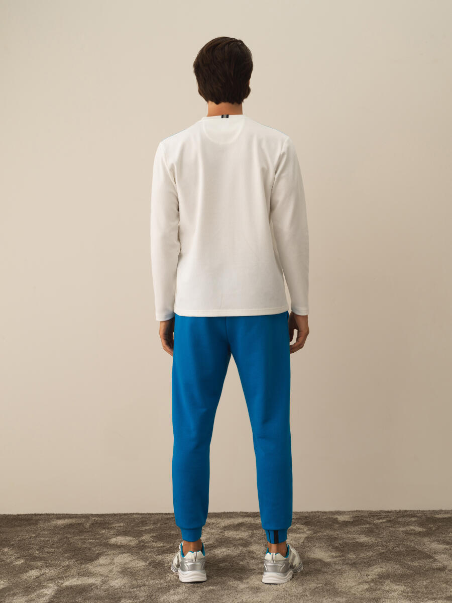 Cotton Regular Fit Embroidered T-Shirt - 4