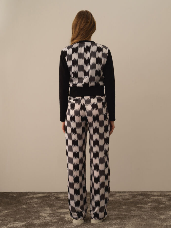 Cotton Regular Fit Patterned Cardigan - Xint