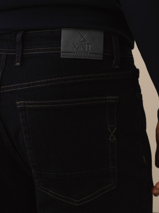Cotton Slim Fit Denim Pants - Xint