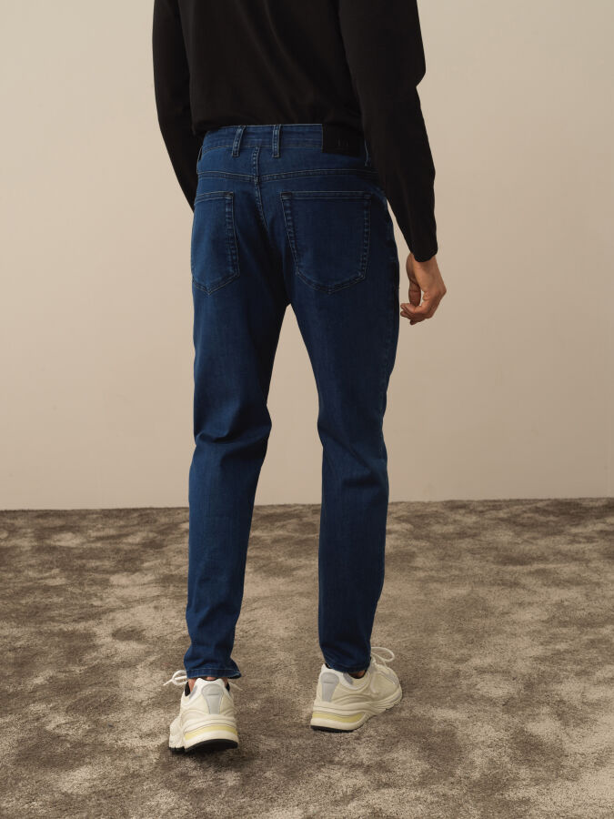 Cotton Slim Fit Denim Pants - Xint