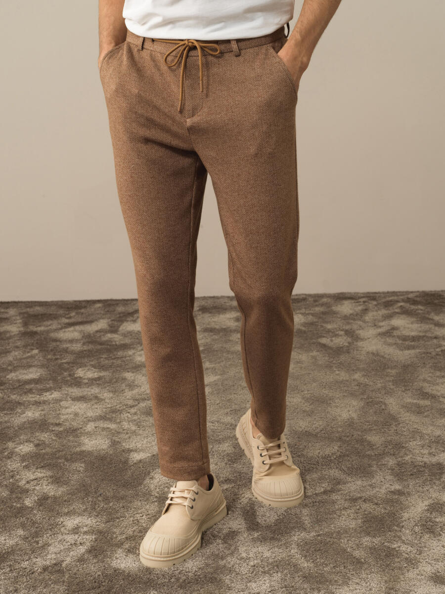 Cotton Slim Fit Jogger Pants - 1