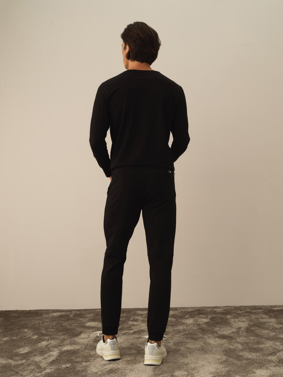 Cotton Slim Fit Sweat Pants - 5