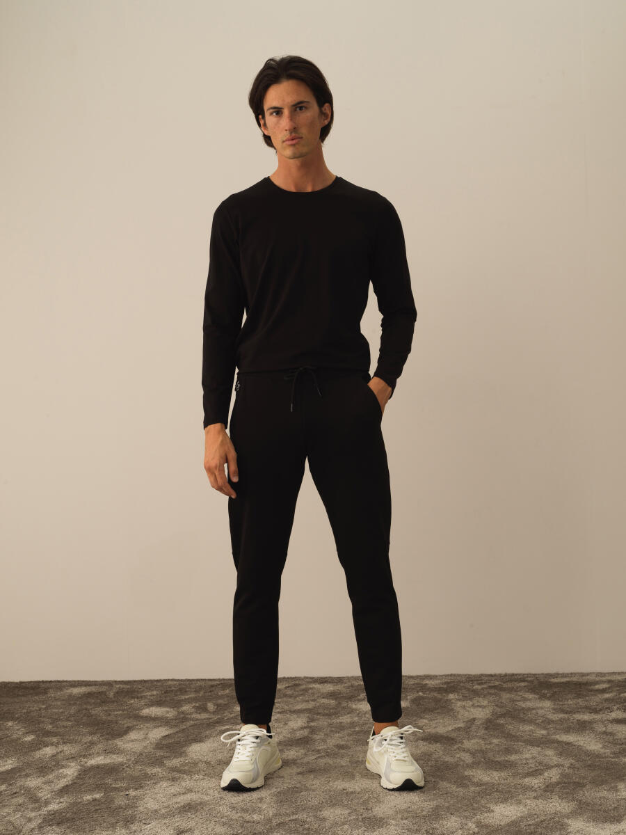 Cotton Slim Fit Sweat Pants - 3