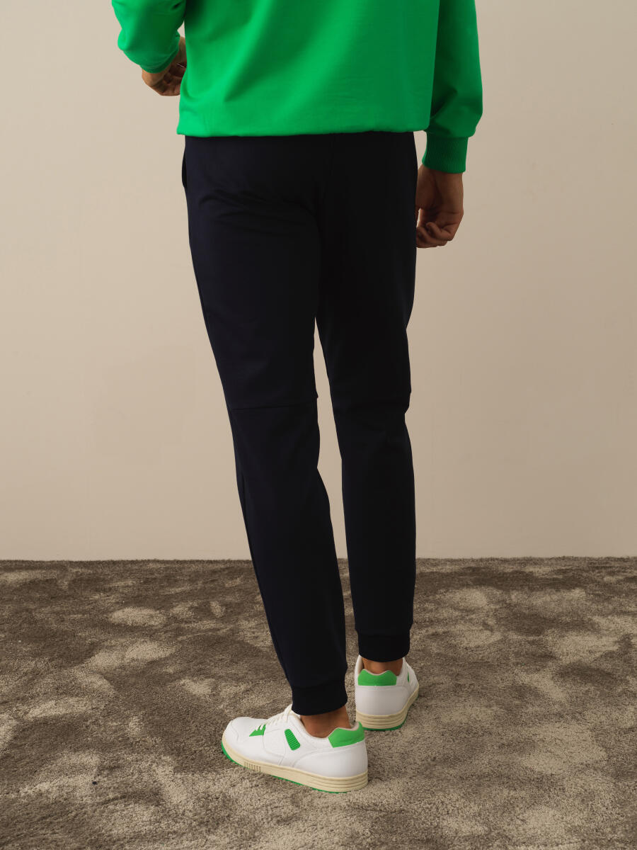 Cotton Slim Fit Sweat Pants - 4