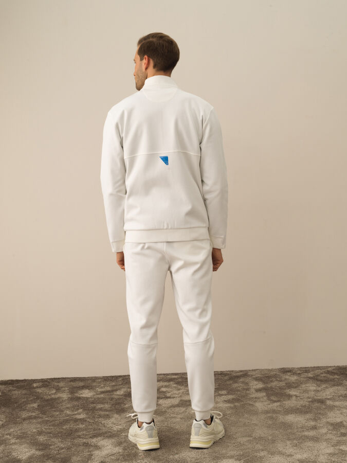 Cotton Zip-Up Regular Fit Sweat Jacket - Xint