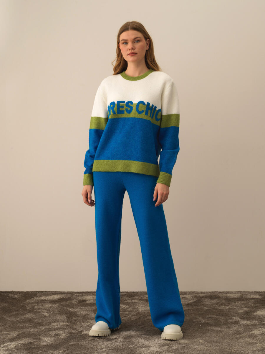 Crew Neck Regular Fit Sweater - 2