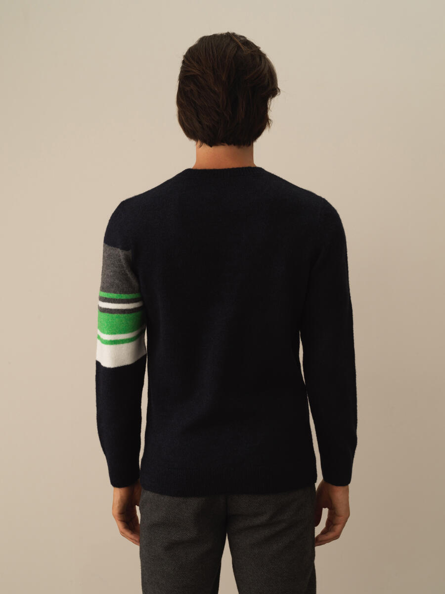 Crew Neck Regular Fit Sweater - 3