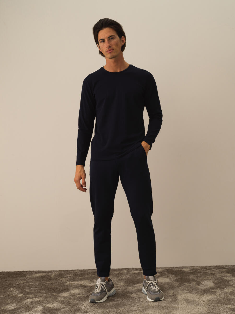 Crew Neck Slim Fit Modal Basic T-Shirt - 2