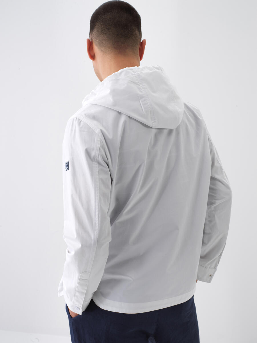 Beyaz Regular Fit Pamuklu Ceket - 5
