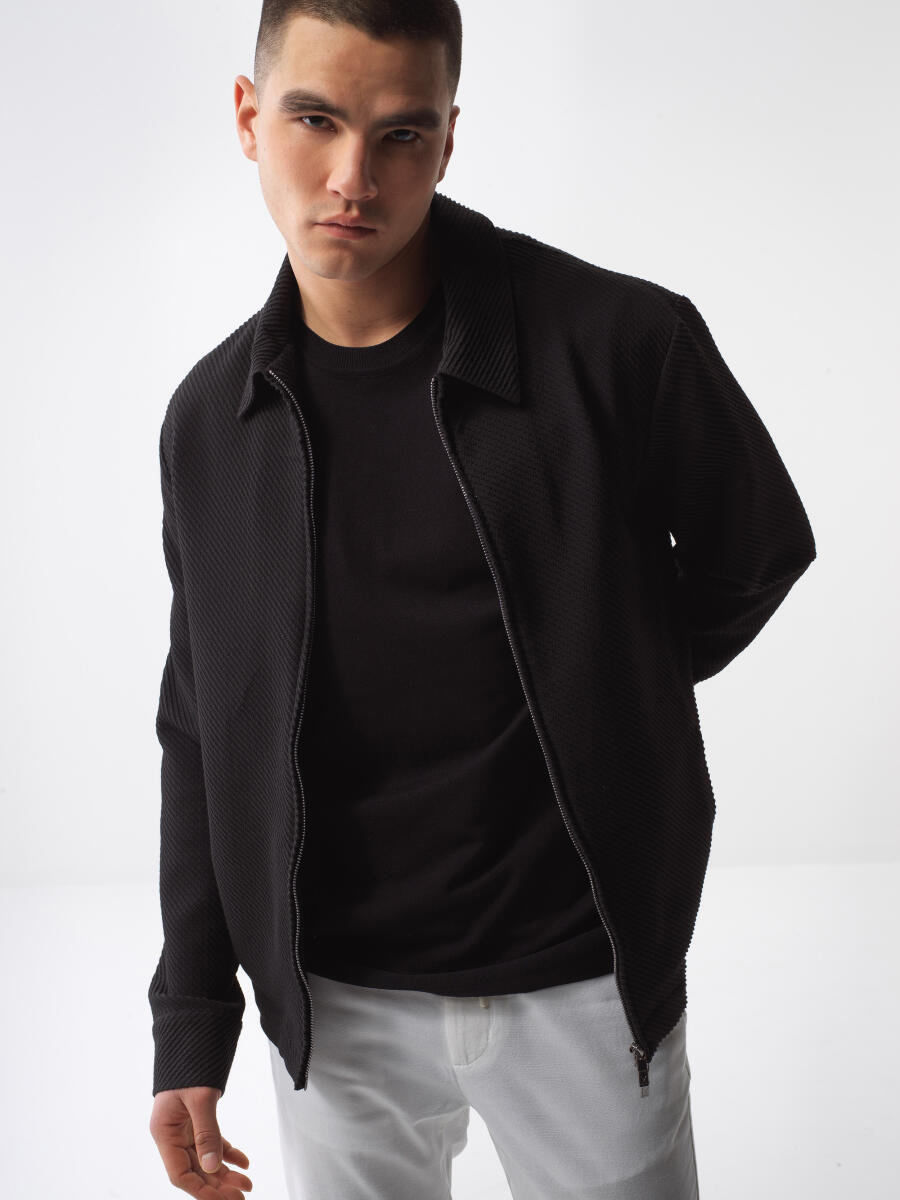 Siyah Regular Fit Ceket