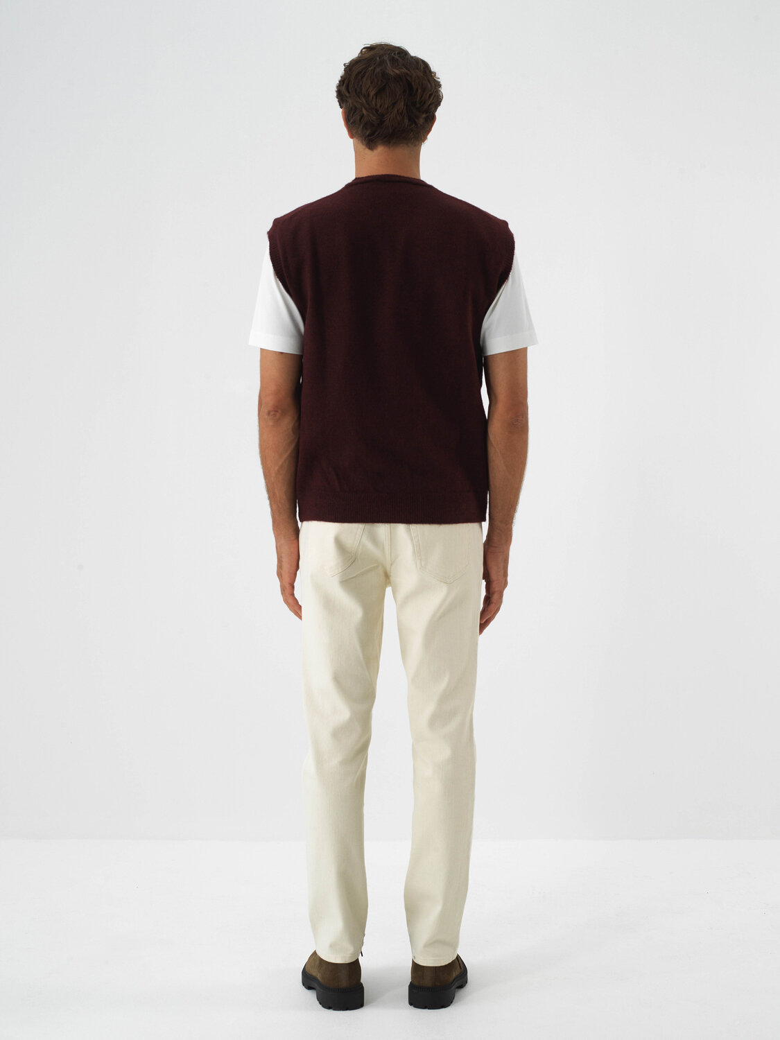 Naturel Pamuk Dokulu Slim Fit Denim Pantolon - Xint