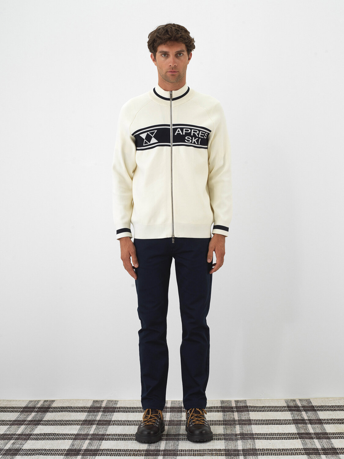 Ekru Formunu Koruyan Regular Fit Hırka - Xint