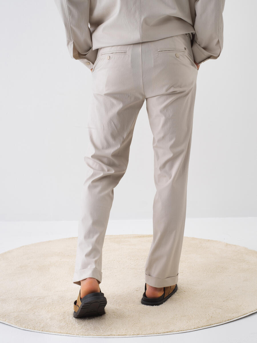 Bej Regular Fit Jogger Pantolon - 5