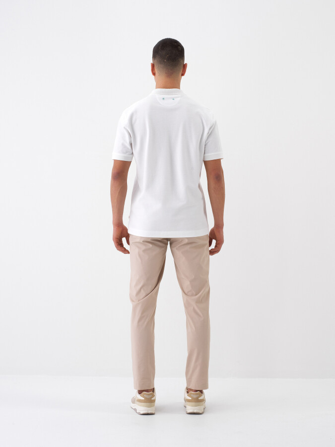 Bej Slim Fit Pamuklu Jogger Pantolon - Xint