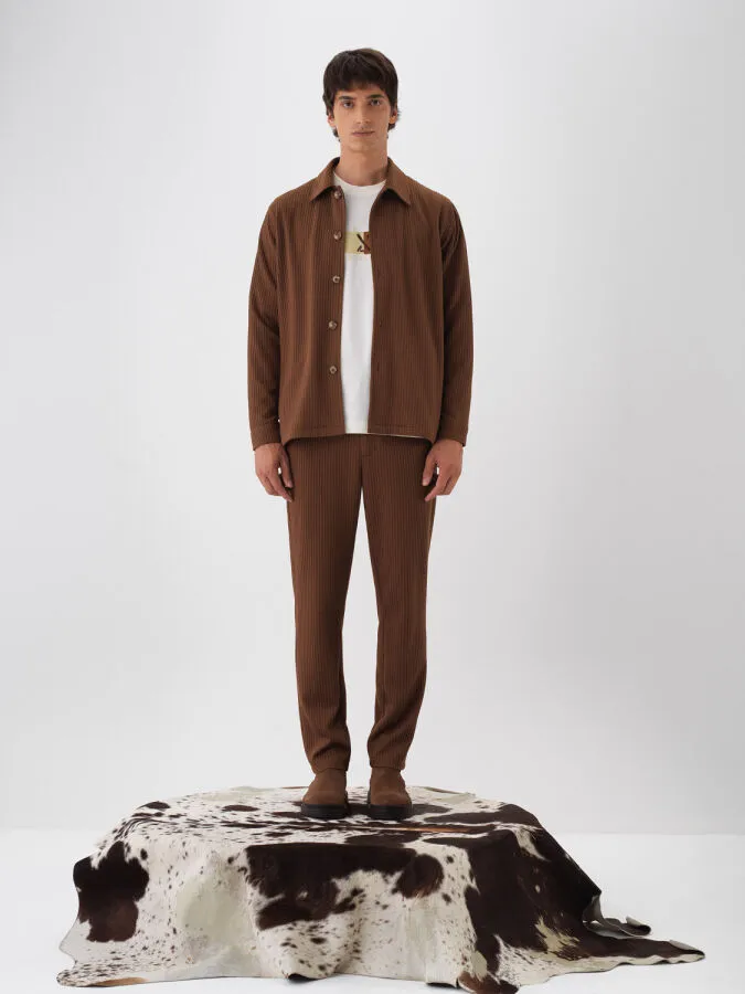 Camel Esnek Dokulu Regular Fit Jogger Pantolon - Xint