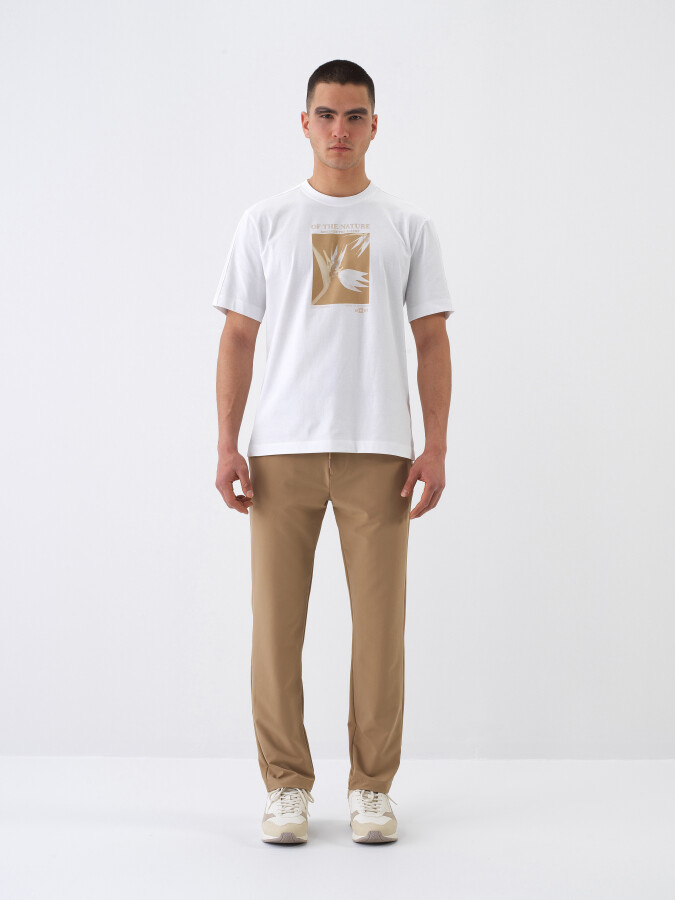 Camel Slim Fit Jogger Pantolon - Xint