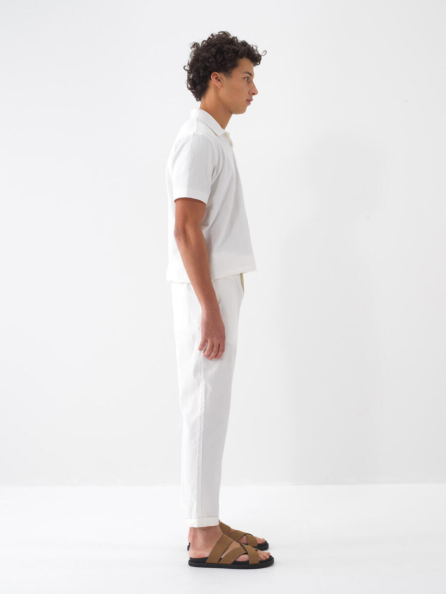 Ekru Regular Fit Jogger Pantolon - 2