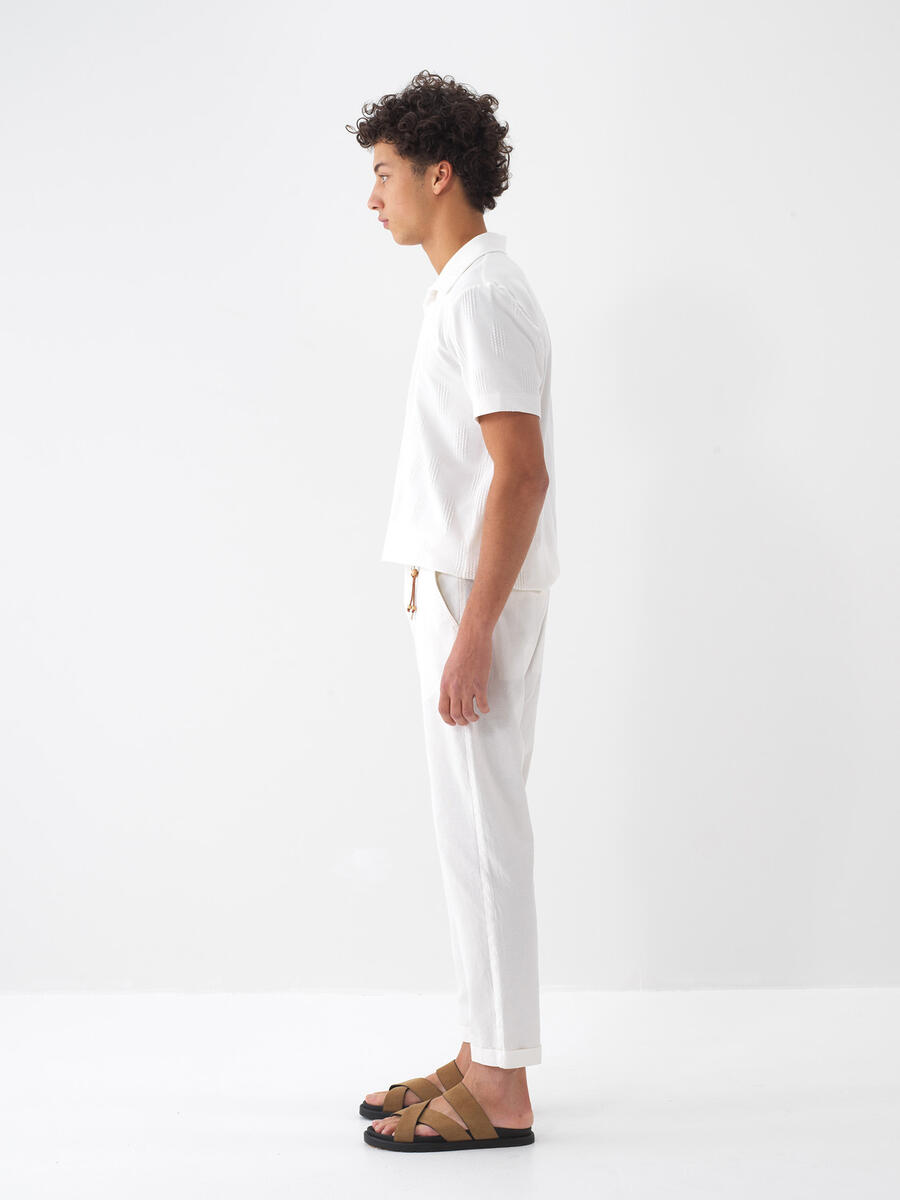 Ekru Regular Fit Jogger Pantolon - 3