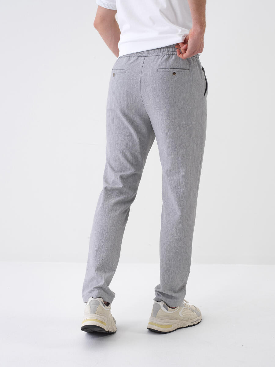 Gri Regular Fit Jogger Pantolon - 4