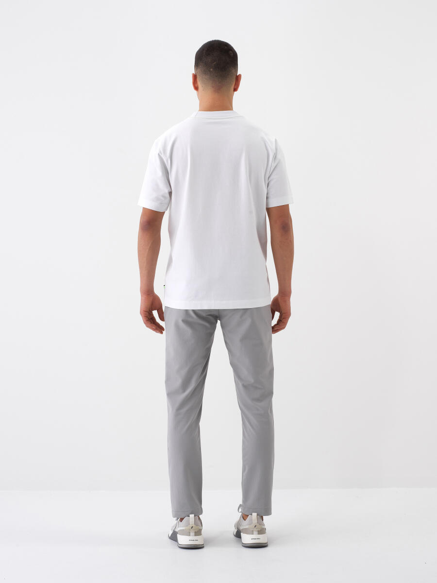 Gri Slim Fit Jogger Pantolon - 5
