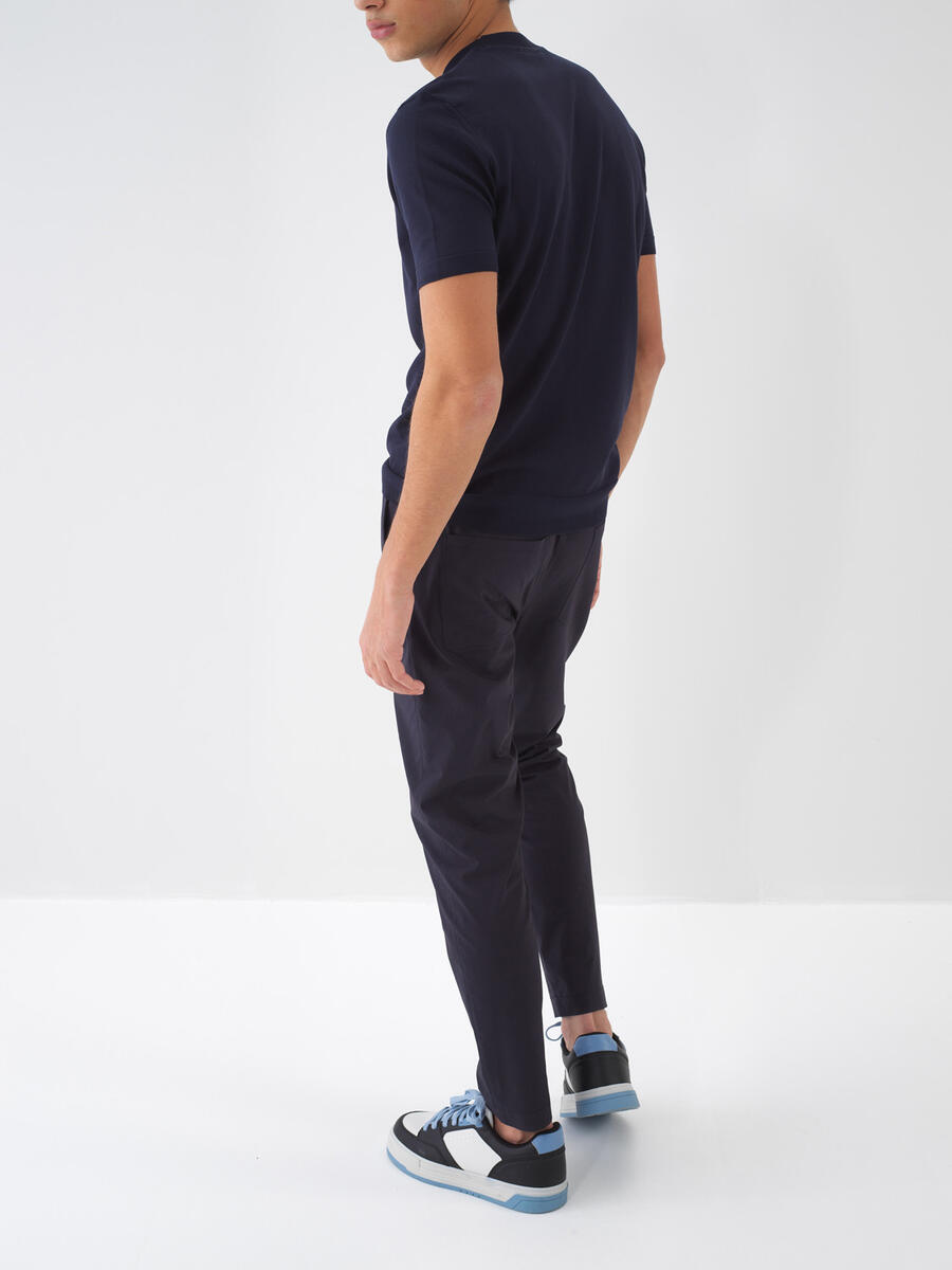 Lacivert Regular Fit Pamuklu Jogger Pantolon - 2